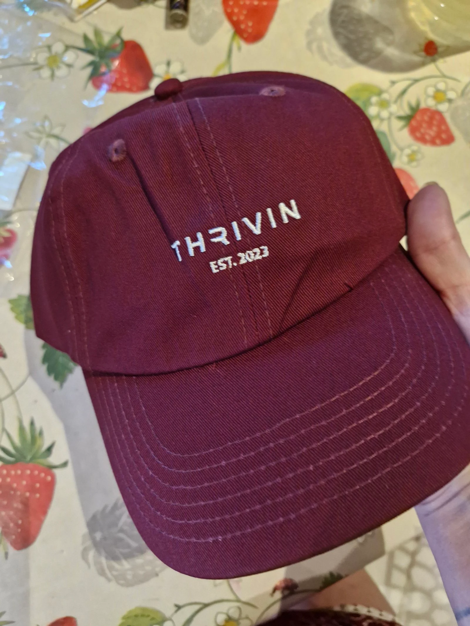 Boné thrivin bordô – photo 3